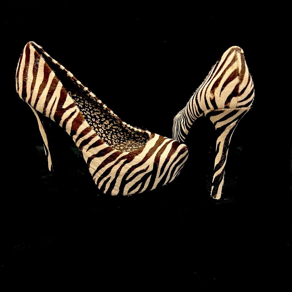 Jessica Simpson Zebra Heels